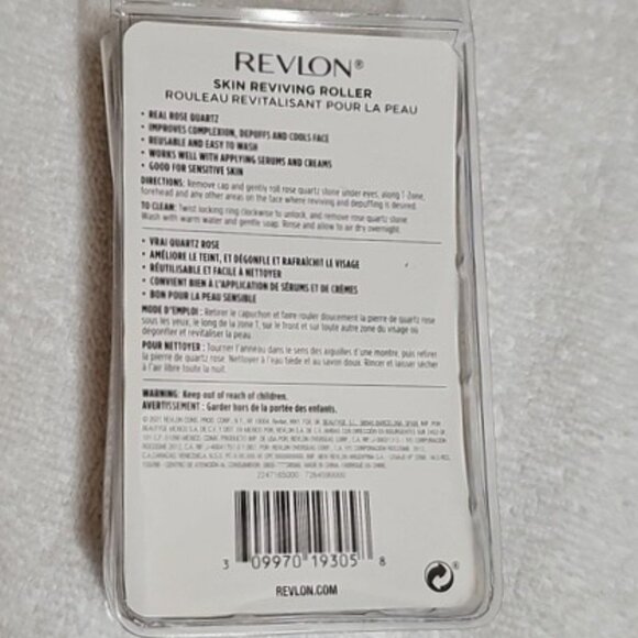 Revlon Skin Reviving Roller w/Rose Quartz for All-Day Facial Reviving, Brighten - Picture 2 of 12